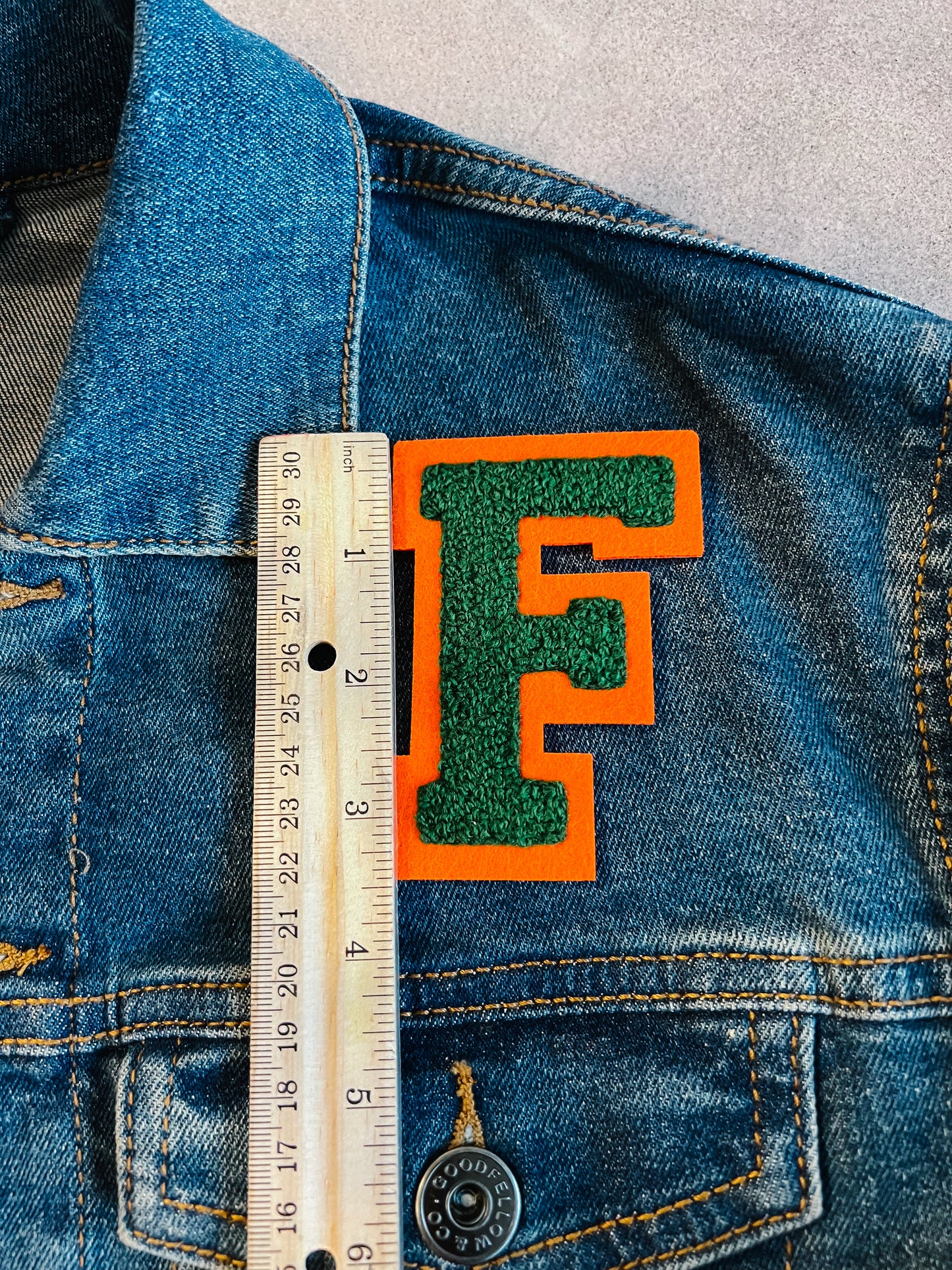 FAMU letterman chenille F