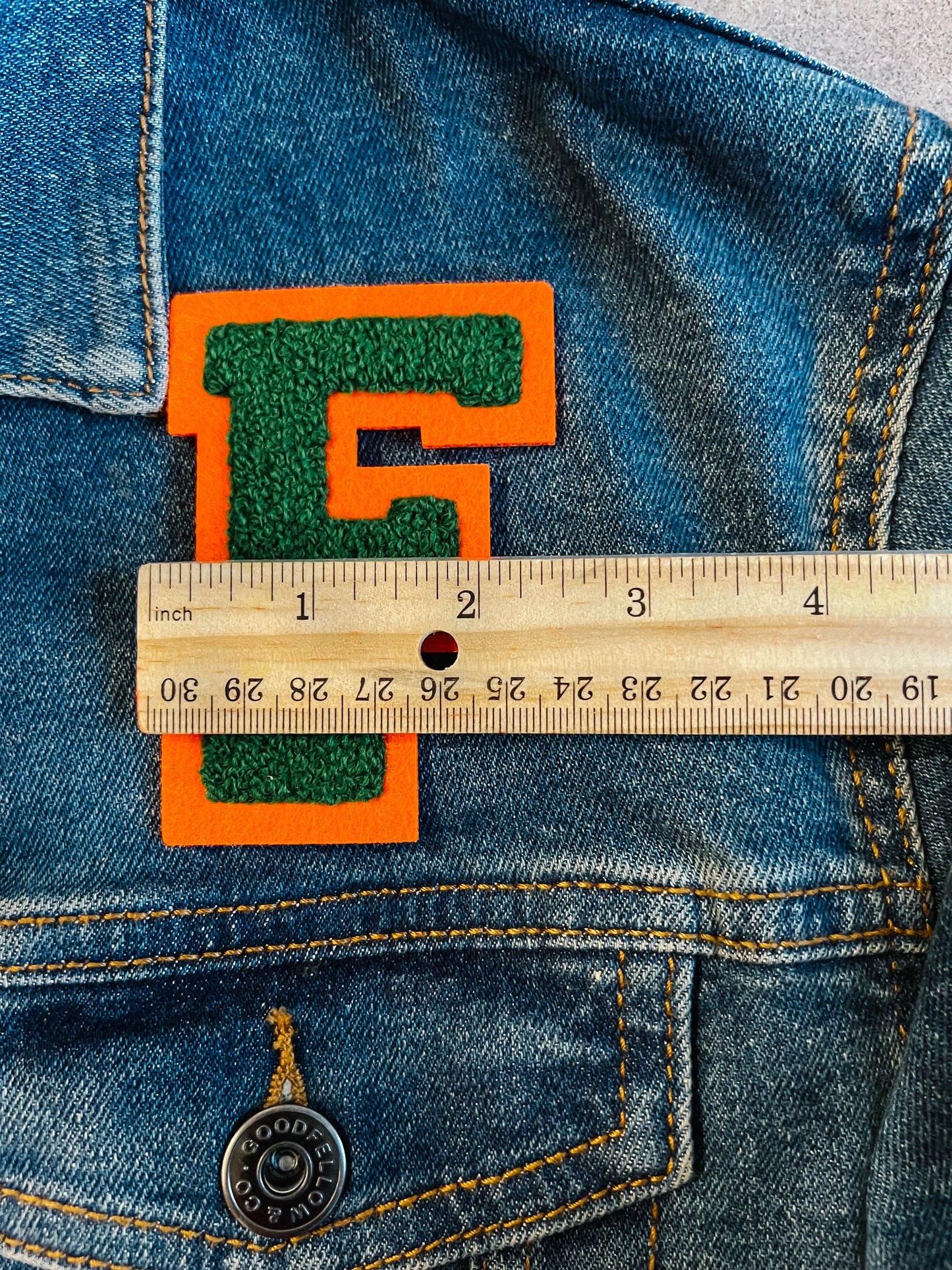 FAMU letterman chenille F