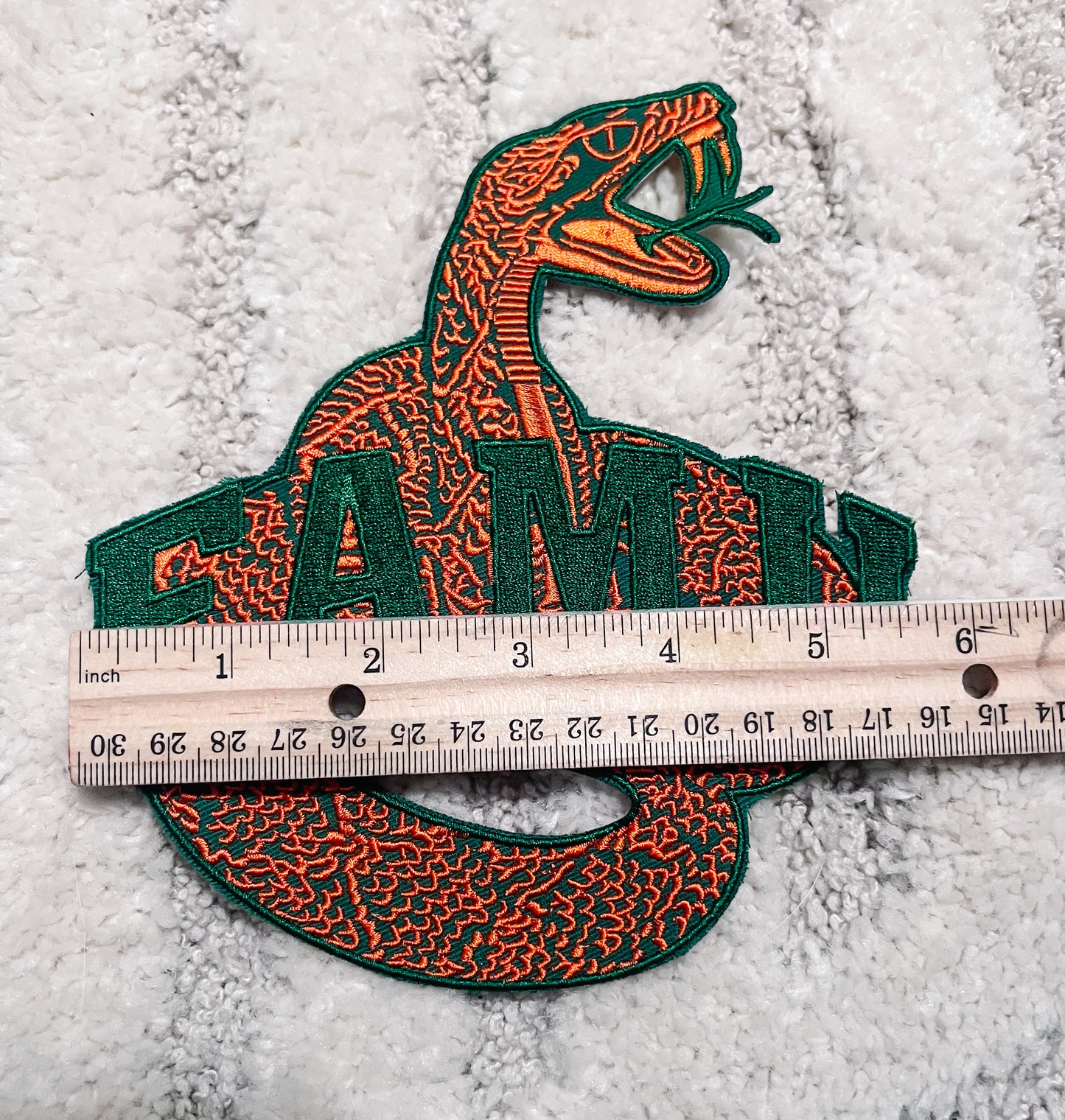 Vintage FAMU iron on patch