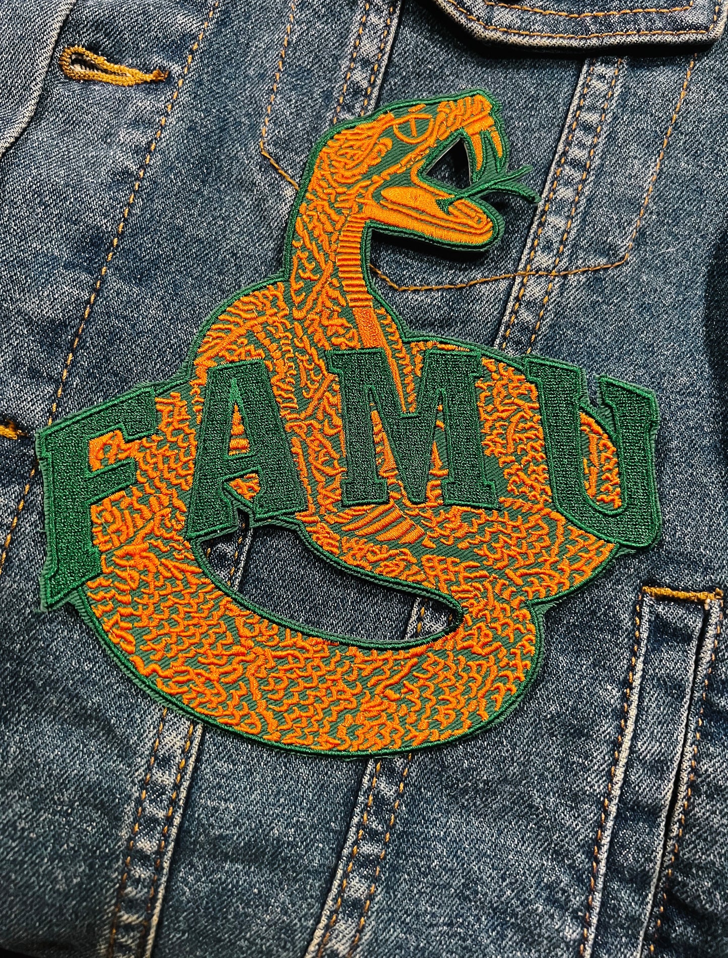 Vintage FAMU iron on patch