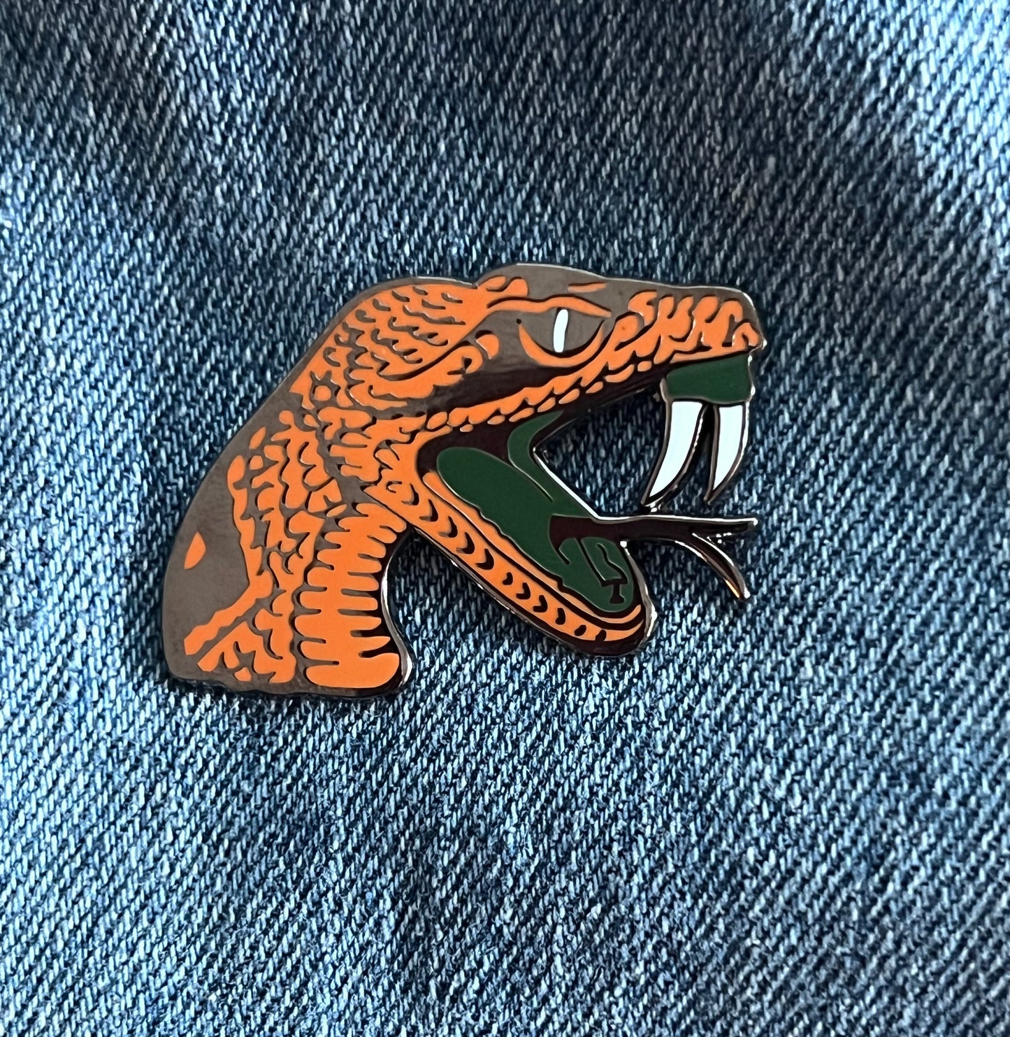 FAMU Rattler Hard Enamel Pin