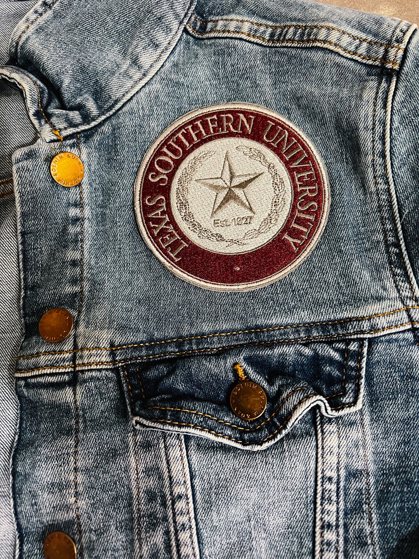 Texas Southern University Iron on Patch