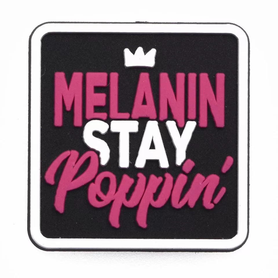 Melanin Poppin Croc Charms – Made New Apparel