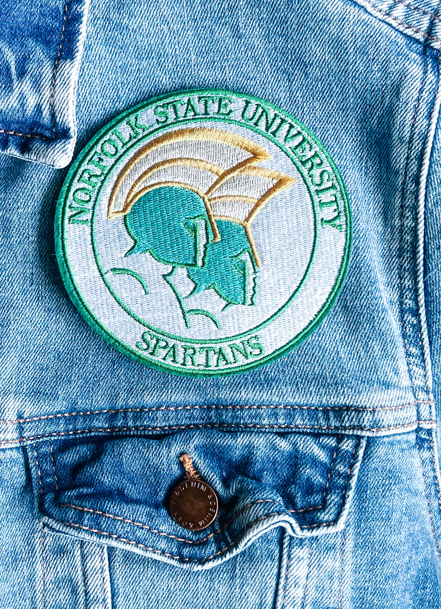 Norfolk State University Iron on Patch