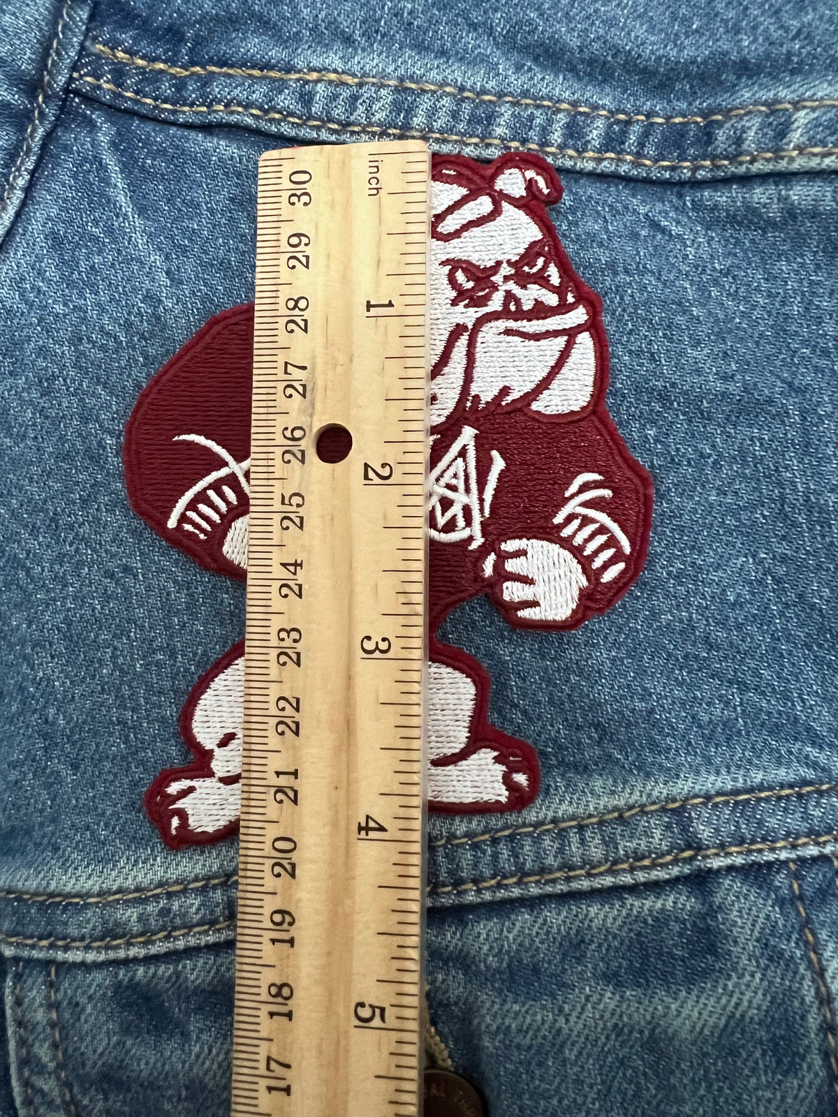 Alabama Unit Patch University of Alabama Iron On Patch (BULLDOG) – The New Age Mom