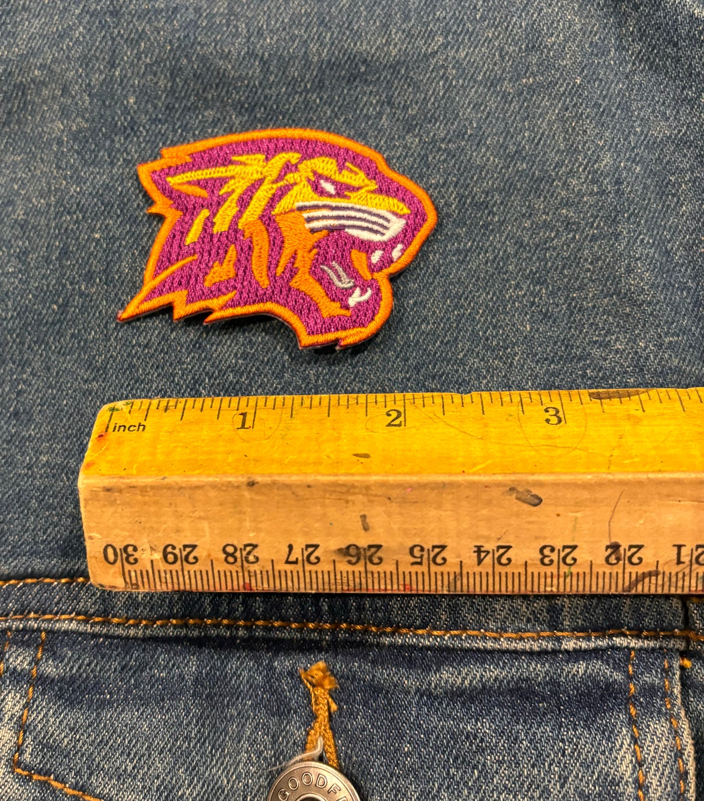 Edward Waters Mini Iron-On Patch Perfect for Small Spaces on Hats, Jackets & Backpacks  HBCU Pride Accessory