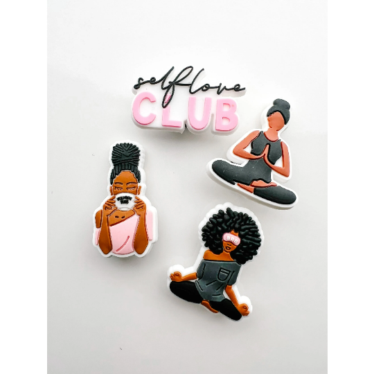 Black Girl Self Care Croc Charm Bundles