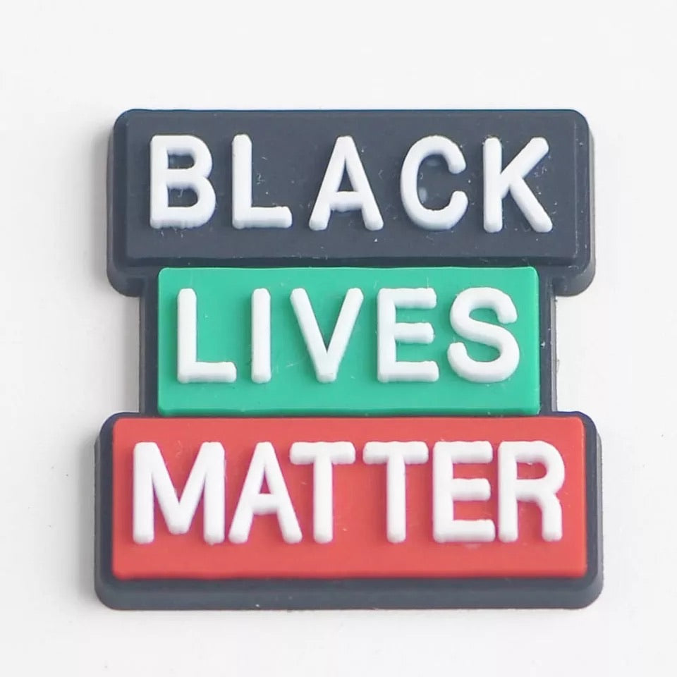 Black Lives Matter Croc Charm