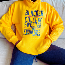 Load image into Gallery viewer, Blacker the College the Sweeter the Knowledge Hoodie
