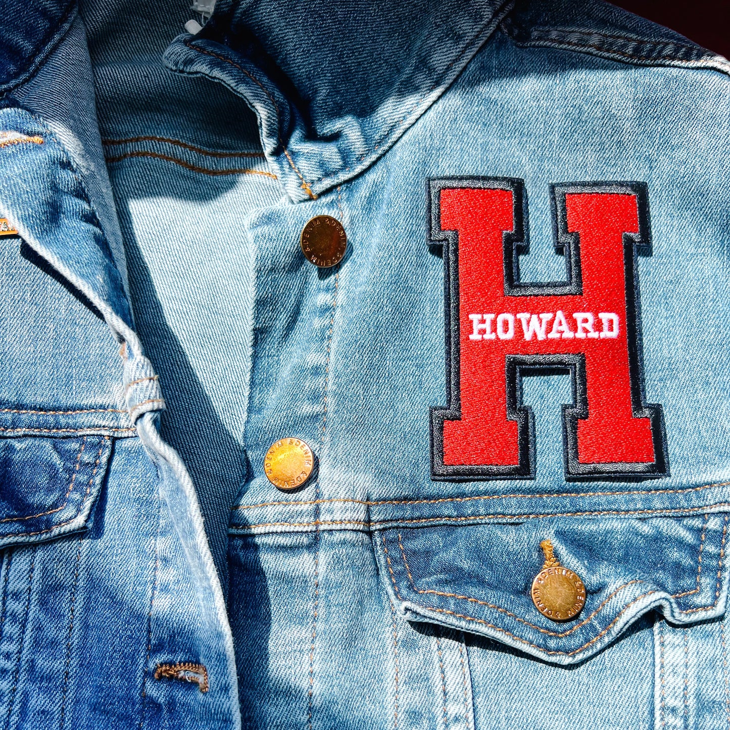 Howard University Iron On Patch