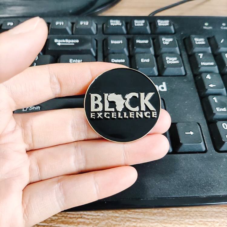 Black Excellence Enamel Pin - Celebrate and Showcase Your Pride