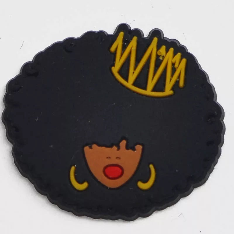 Afro with crown