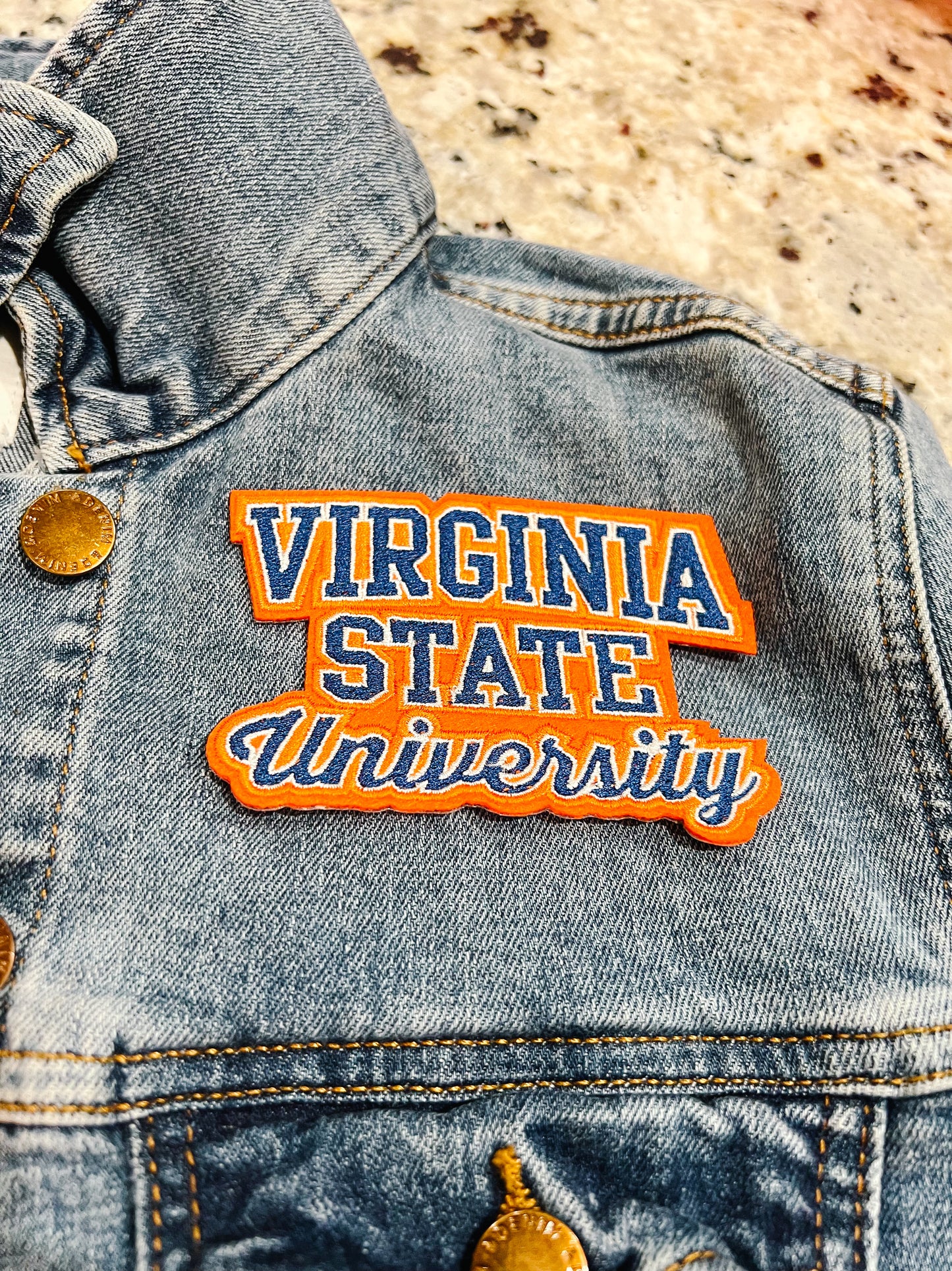 Virginia State University Iron On Patch